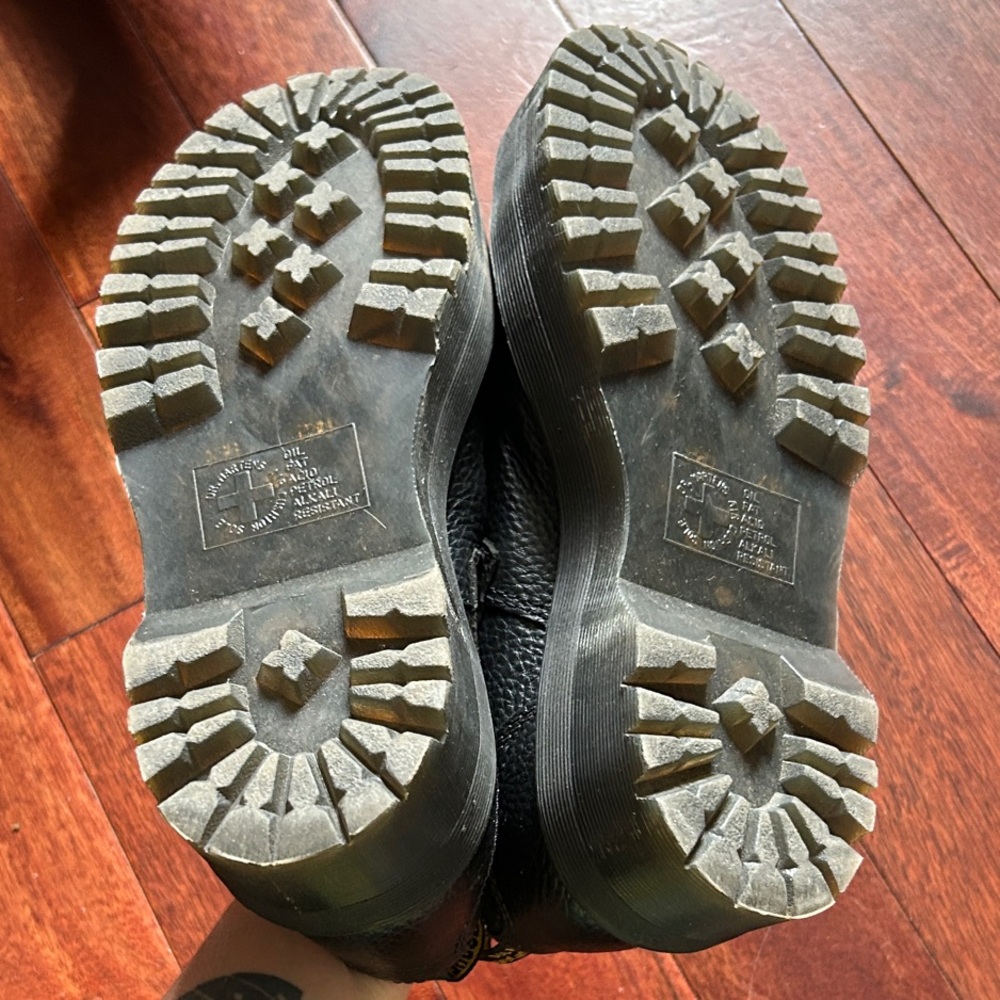 Dr. Martens Black Mary Jane Platforms - Picture 5 of 6